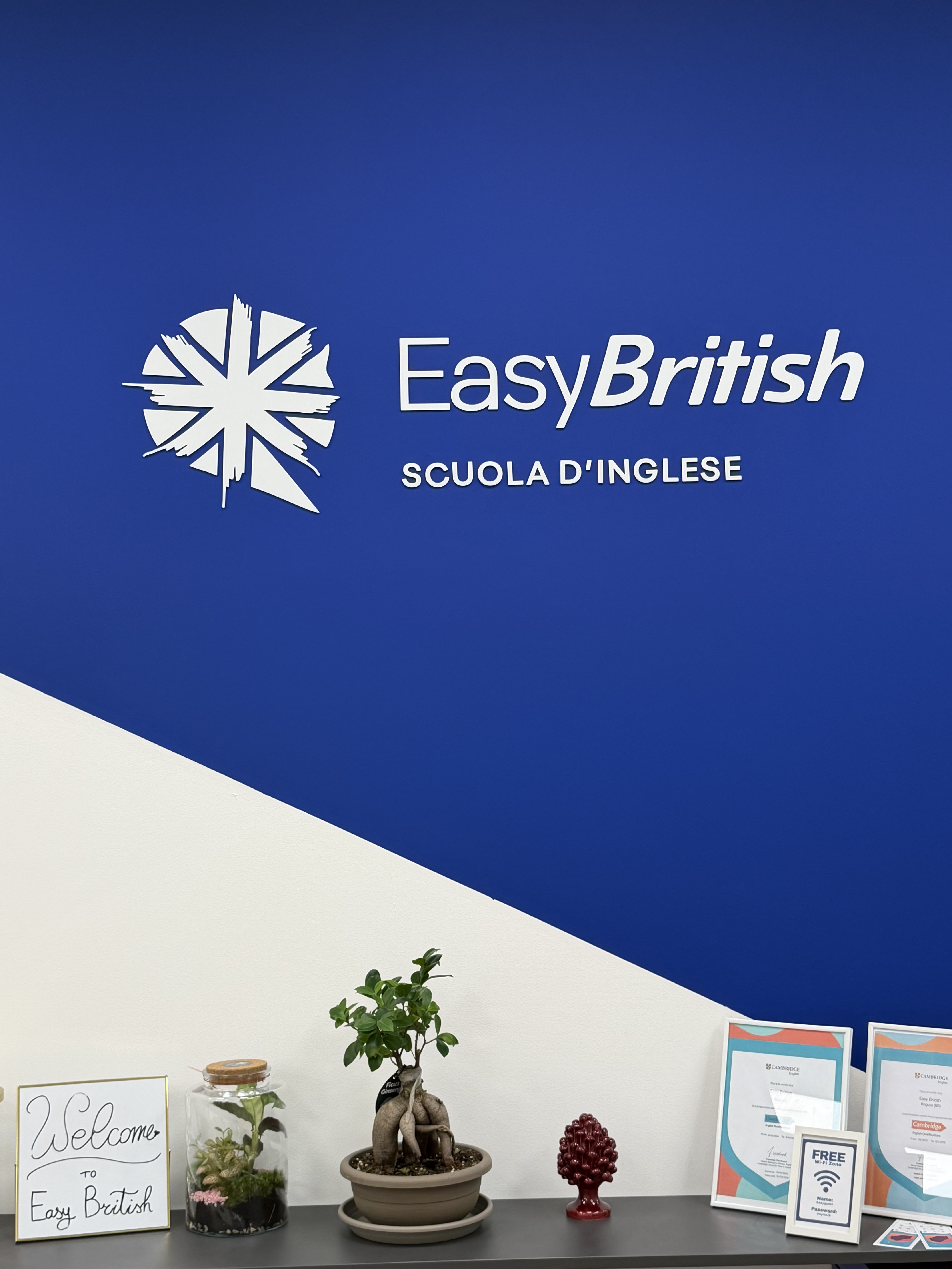 Insegnante madrelingua durante una lezione interattiva